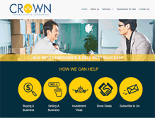 Tablet Screenshot of crownbizgroup.com